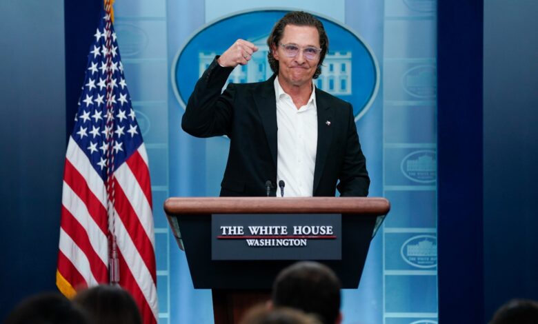 Matthew McConaughey quiere gobernar Texas